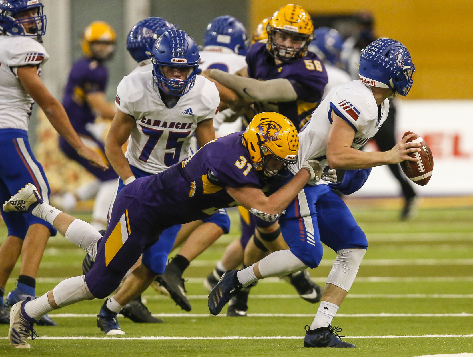 State Football 2A Central Lyon/George-Little Rock vs. Camanche 12